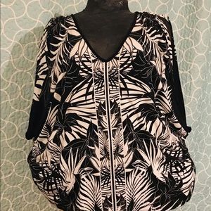 Lane Bryant Split Sleeve Blouse